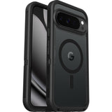 Otterbox Defender Series Pro Xt Carcasa Trasera Para Teléfono Móvil Resistente Con Pixelsnap Capa De Policarbonato Elastómero Termoplástico (Tpe) Lado Oscuro (Transparente/Negro) Para Google Pixel 10 Pro Xl