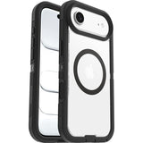 Otterbox Defender Series Pro Xt Carcasa Trasera Para Teléfono Móvil Resistente Imanes Con Control De Cámara Compatibilidad Con Magsafe Capa De Policarbonato Elastómero Termoplástico (Tpe) Lado Oscuro (Transparente/Negro) Para Apple Iphone A