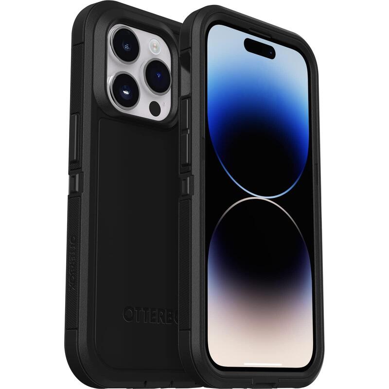 Otterbox Defender Series Xt Propack Packaging Carcasa Trasera Para Teléfono Móvil Resistente Compatibilidad Con Magsafe Policarbonato Goma Sintética 50 % De Plástico Reciclado Negro Para Apple Iphone 14 Pro