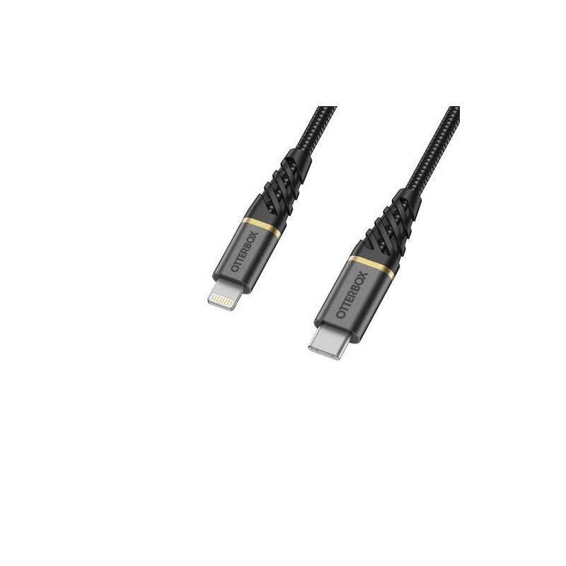 Otterbox Premium Cable Usb C-Lightning 1m Usb-Pd Black