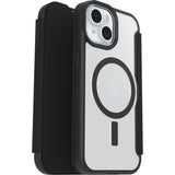 Otterbox React Folio Series Funda Con Tapa Para Teléfono Móvil Compatibilidad Con Magsafe Cristal Negro (Transparente/Negro) Para Apple Iphone 13 14 15