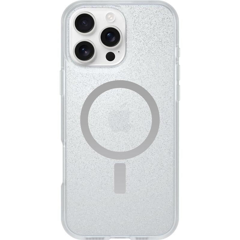 Otterbox React Series Carcasa Trasera Para Teléfono Móvil Compatibilidad Con Magsafe Polvo De Estrellas (Purpurina Clara) Para Apple Iphone 16 Pro Max