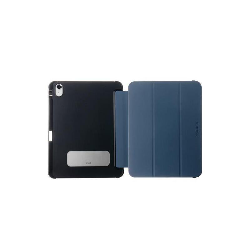 Otterbox React Series Funda Con Tapa Para Tableta Ultradelgado Negro Azul Para Apple 10.9-Inch Ipad (10ª Generación)