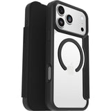 Otterbox React Series Funda Con Tapa Para Teléfono Móvil Compatibilidad Con Magsafe Cristal Negro (Transparente/Negro) Para Apple Iphone 17 Pro Max
