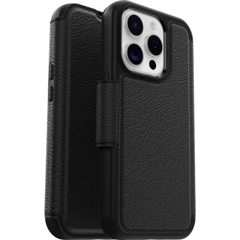 Otterbox Strada Magsafe Apple Iphone 15 Pro Shadow Black Propack