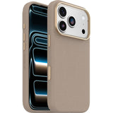 Otterbox Symmetry Cactus Leather Camera Control Iphone 17 Pro Cottonwood Glen - Light Grey