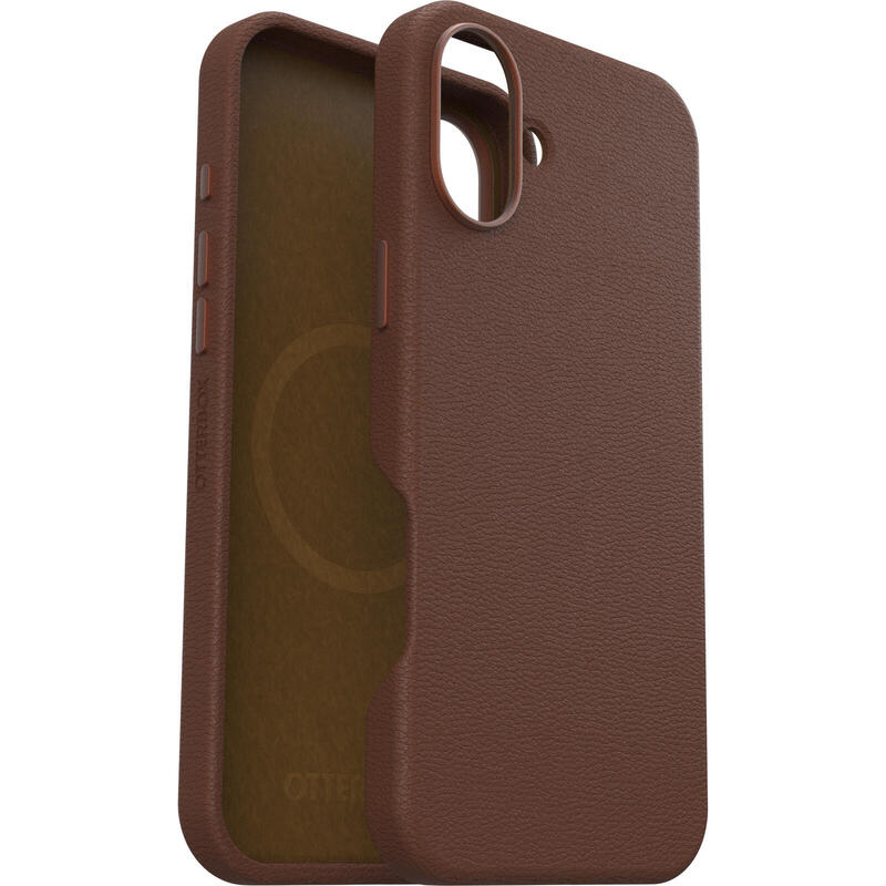 Otterbox Symmetry Kaktusleder Hülle Para Iphone 16 Plus Rich Adobe Brown