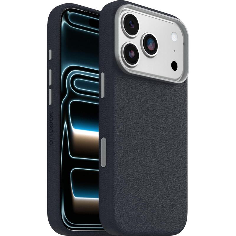 Otterbox Symmetry Series Carcasa Trasera Para Teléfono Móvil Compatibilidad Con Magsafe Cuero De Cactus Imán Poliuretano Sentimiento Azul Para Apple Iphone 17 Pro