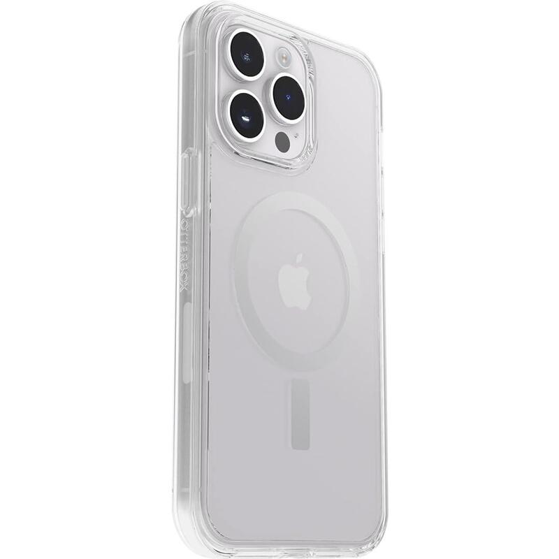 Otterbox Symmetry Series+ Carcasa Trasera Para Teléfono Móvil Con Magsafe Compatibilidad Con Magsafe Policarbonato Goma Sintética 50 % De Plástico Reciclado Transparente Diseño Estilizado Para Apple Iphone 14 Pro Max