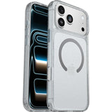 Otterbox Symmetry Series Clear Carcasa Trasera Para Teléfono Móvil Compatibilidad Con Magsafe Policarbonato Elastómero Termoplástico (Tpe) Polvo Estelar 4.0 (Transparente) Para Apple Iphone 17 Pro Max