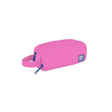 Oxford B-Smart Estuche Portatodo - 3 Compartimentos - Asa Lateral - Fabricado En Material Reciclado - Rosa