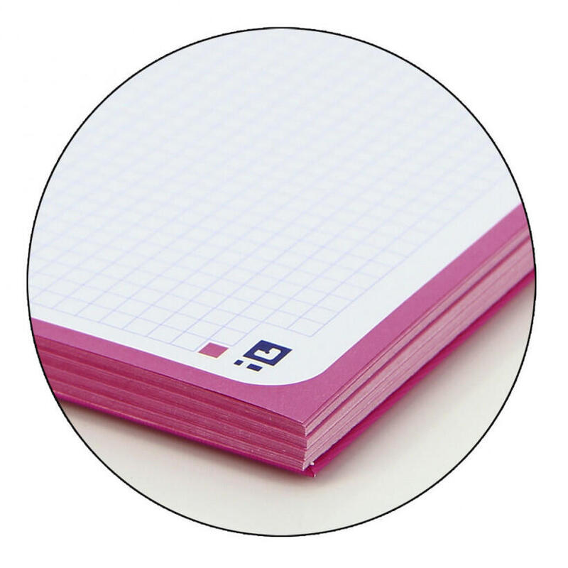 Oxford Cuaderno Europeanbook 1 Microperforado 80 Hojas 5x5 Tapas Extraduras Classic A4+ Fucsia -5u-