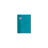 Oxford Cuaderno Europeanbook 1 Microperforado 80 Hojas 5x5 Tapas Extraduras Touch A4+ Aqua Intenso -5u-