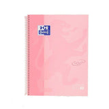 Oxford Cuaderno Europeanbook 1 Microperforado 80 Hojas 5x5 Tapas Extraduras Touch A4+ Flamingo Pastel -5u-