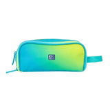 Oxford Gradient Estuche Portatodo - 3 Cremalleras - Asa Lateral - Fabricado En Material Reciclado - Electric Lime