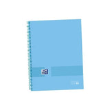 Oxford &You Cuaderno Europeanbook 1 Espiral 80h 5x5 T/Extraduras A4+ Soft Periwinkle Blue -5u-