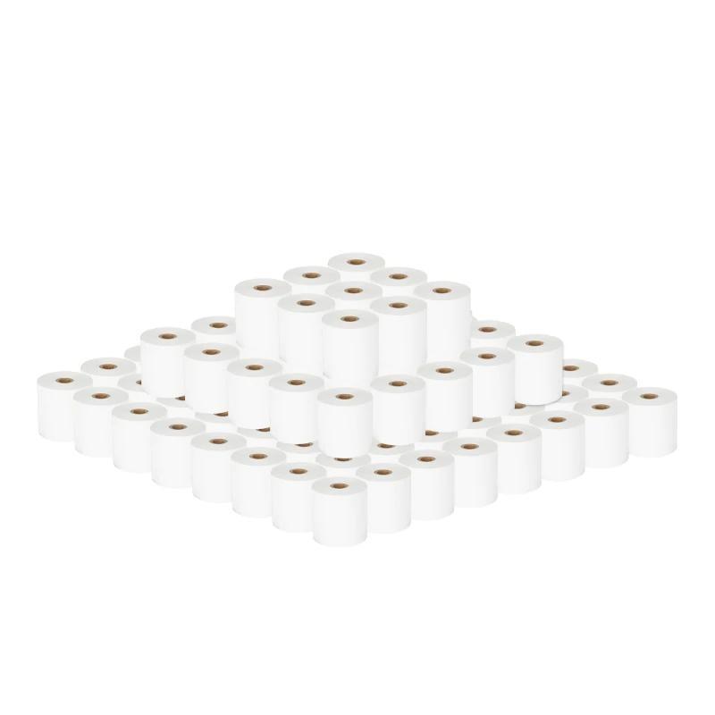 Pack 100 Rollos Papel Térmico Sin Bpa 57x57mm