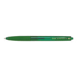 Pack 12 Unidades Pilot Boligrafo De Bola Retractil Supergrip G - Punta Redonda 1.0mm - Trazo 0.4mm - Tinta De Aceite - Grip Ergonomico - Color Verde