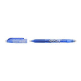 Pack 12 Unidades Pilot Boligrafo De Gel Borrable Frixion Ball - Punta De Bola Redonda 0.7mm - Trazo 0.4mm - Grip Ergonomico - Color Azul