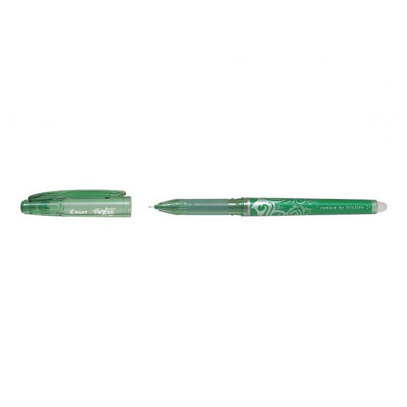 Pack 12 Unidades Pilot Boligrafo De Gel Borrable Frixion Point - Punta Fina De Aguja 0.5mm - Trazo 0.25mm - Grip Ergonomico - Color Verde