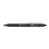 Pack 12 Unidades Pilot Boligrafo De Gel Borrable Retractil Frixion Clicker - Punta De Bola Redonda 0.7mm - Trazo 0.4mm - Grip Ergonomico - Color Negro