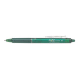 Pack 12 Unidades Pilot Boligrafo De Gel Borrable Retractil Frixion Clicker - Punta De Bola Redonda 0.7mm - Trazo 0.4mm - Grip Ergonomico - Color Verde