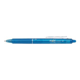Pack 12 Unidades Pilot Boligrafo De Gel Borrable Retractil Frixion Clicker - Punta De Bola Redonda 0.7mm - Trazo 0.4mm - Grip Ergonomico - Color Azul Claro