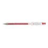 Pack 12 Unidades Pilot Boligrafo De Gel G-Tec C4 - Extra Fino - Recargable - Punta De Bola 0.4mm - Trazo 0.2mm - Color Rojo