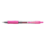 Pack 12 Unidades Pilot Boligrafo De Gel G2 Rollerball Retractil - Recargable - Punta De Bola Redonda 0.7mm - Trazo 0.32mm - Grip Ergonomico - Color Rosa