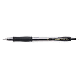 Pack 12 Unidades Pilot Boligrafo De Gel G2 Rollerball Retractil - Recargable - Punta De Bola Redonda 0.7mm - Trazo 0.32mm - Grip Ergonomico - Color Negro