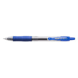 Pack 12 Unidades Pilot Boligrafo De Gel G2 Rollerball Retractil - Recargable - Punta De Bola Redonda 0.7mm - Trazo 0.32mm - Grip Ergonomico - Color Azul