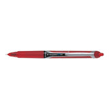 Pack 12 Unidades Pilot Boligrafo De Tinta Liquida Hi-Tecpoint V7 Rt - Retractil - Recargable - Punta Fina De Aguja 0.7mm - Trazo 0.35mm - Color Rojo