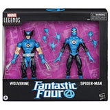 Pack 2 Figuras Hasbro Marvel Legends Series Los 4 Fantasticos Wolverine & Spider Man