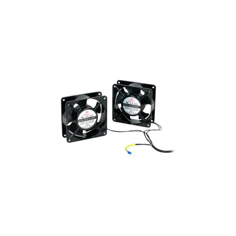Pack 2 Ventiladores Para Armario Rack Phasak Mural 230v 120x120x10mm