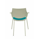 Pack 3 Sillas Saceruela Carcasa Blanca Asiento Az