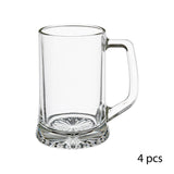 Pack 4 Jarras De Cerveza De Cristal 32cl