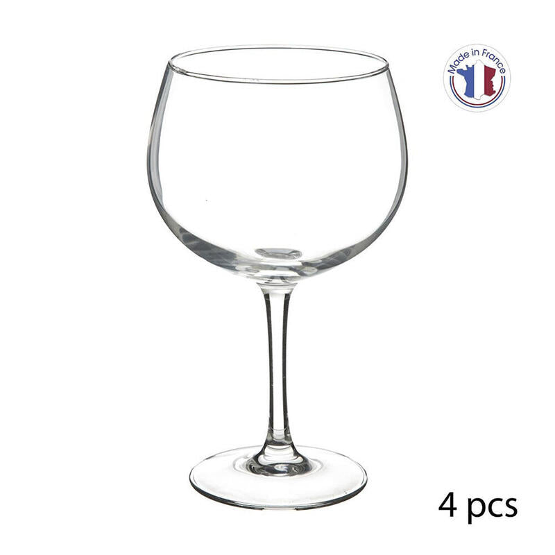 Pack 4 Unid. Copa De Ginebra De Cristal 70cl
