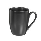 Pack 6 Taza Porcelana Yumei 350 Ml Negra Kozina