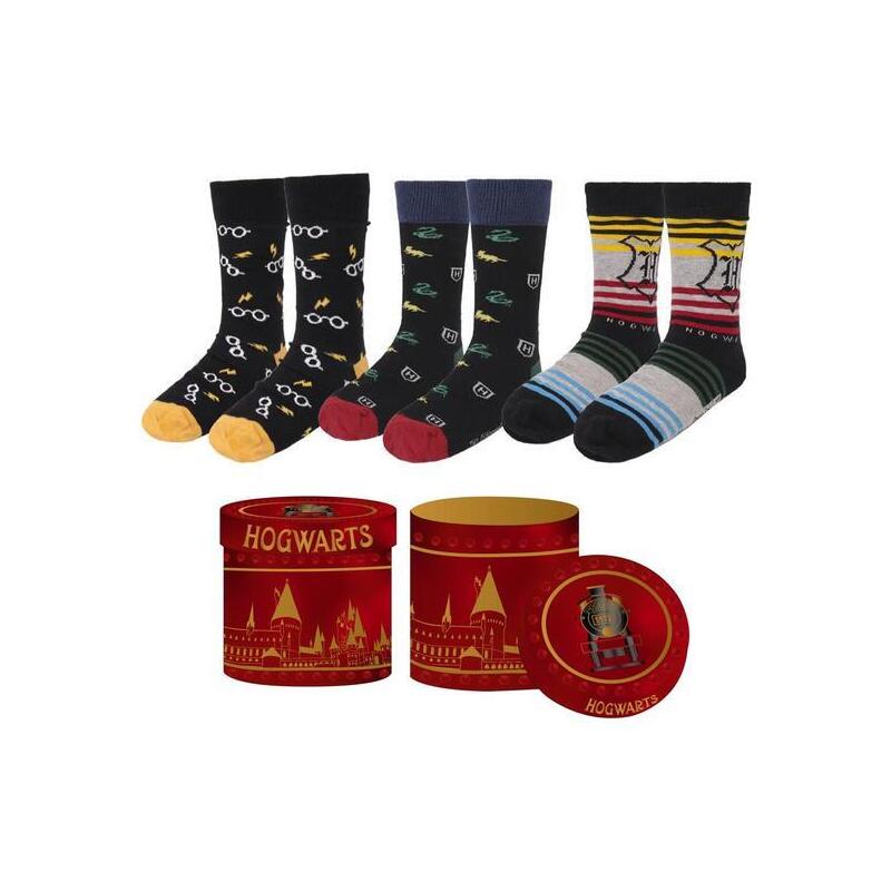 Pack Calcetines 3 Piezas Harry Potter Talla 38/45