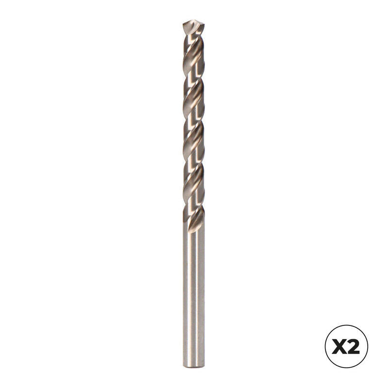 Pack Con 2 Brocas Cilíndricas Cortas Hsse Din-338n Inox 2,50mm Iz27443 Koma Tools (Izar)