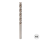 Pack Con 2 Brocas Cilíndricas Cortas Hsse Din-338n Inox 2,50mm Iz27443 Koma Tools (Izar)