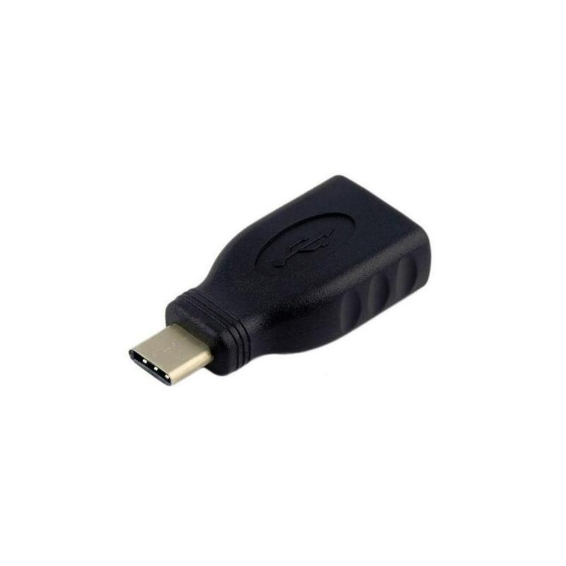 Pack De 10 Unidades Aisens Adaptador Usb 3.1 Gen1 5gbps 3a Tipo Usb-C/M - A/H Negro