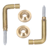 Pack De 10 Unidades - Alzapaños Torneados Latón 25 Mm. Recogedor De Cortina, 2 Uds