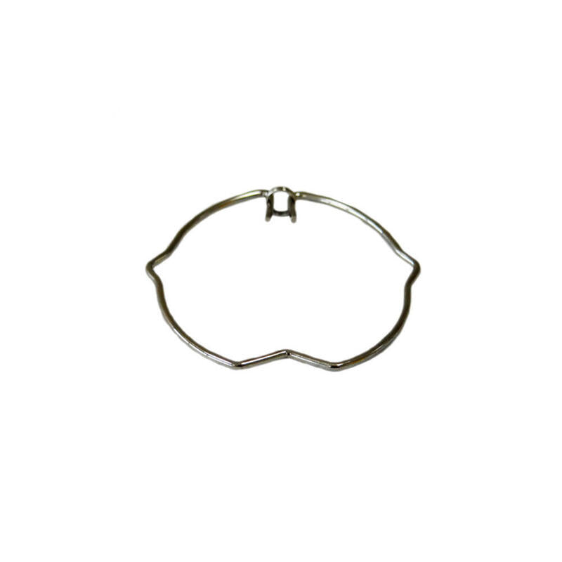 Pack De 10 Unidades - Aro Metalico Soporte De Lampara Dicroica (Retractilado)