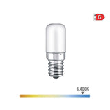 Pack De 10 Unidades - Bombilla Pebetero Tubular Led E14 1,8w 130lm 6400k Luz Fria Ø1,8x4,8cm Edm