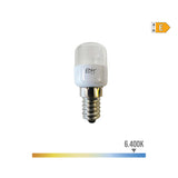 Pack De 10 Unidades - Bombilla Tubular (Frigorifico) Led E14 0,5w 55lm 6400k Luz Fria Ø2,6x60cm Edm