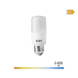 Pack De 10 Unidades - Bombilla Tubular Led E27 10w 1100lm 6400k Luz Fria Ø4x10,7cm Edm