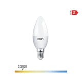 Pack De 10 Unidades - Bombilla Vela Led E14 5w 400lm 3200k Luz Calida Ø3,6x10,3cm Edm