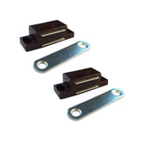 Pack De 10 Unidades - Cierre Magnético Im02, Marrón, 42 X 18 Mm, 2 Unidades