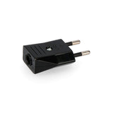 Pack De 10 Unidades - Clavija 10a 250v 4mm Negra (Envasada)